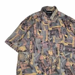 90s silk shirt vintage【 L 】2239のサムネイル
