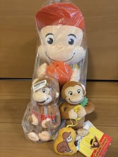 おさるのジョージ　ぬいぐるみ　4点セット