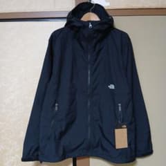 ノースフェイス コンパクトジャケット パッカブル 撥水防風 NP72230 黒