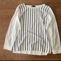 マ*マ様 COMME CA ISM ストライプ長袖Tシャツ 11号のサムネイル