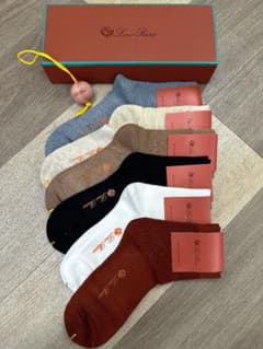 ロロピアーナ Loro Piana カシミヤソックス6点セット - メルカリ