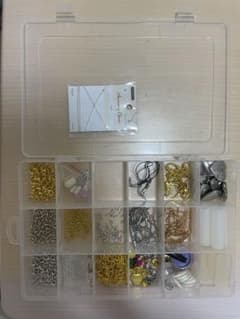 ハンドメイド用 アクセサリー金具パーツまとめ売りのサムネイル