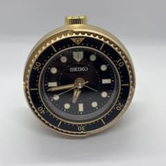 SEIKO 알람 시계 PROSPEX QHE915G 골드 컬러
