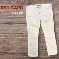 RED CARD スキニーデニム サイズ26 ホワイトのサムネイル