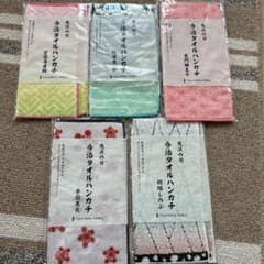 【新品未使用】鬼滅の刃 今治タオルハンカチ　5枚セットのサムネイル
