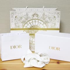 ディオール Dior ショップ袋 ギフトボックス 紙袋 リボン 美品 - メルカリ