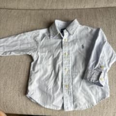 Polo Ralph Lauren ベビー　80サイズ　ストライプ長袖シャツのサムネイル