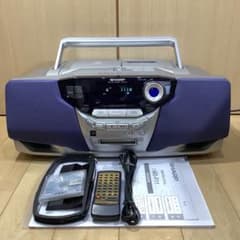 シャープMDラジカセMD-F11 中古品 CDラジカセ カセットテープ - メルカリ