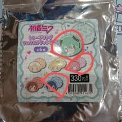 初音ミク フェイスフラットポーチ 3点セットのサムネイル