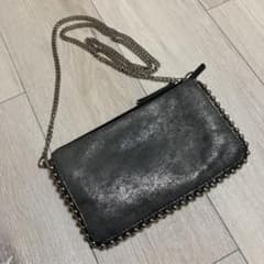 ZARA チェーン ショルダーバッグ　スタッズのサムネイル