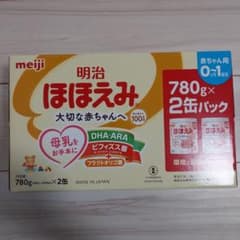 明治 ほほえみ 780g×2缶パック 粉ミルクのサムネイル