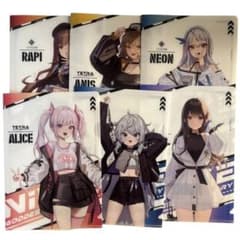 NIKKE クリアファイル 6枚セット 　ファミリーマート限定のサムネイル