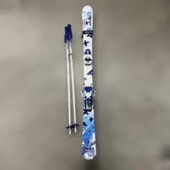 KAZAMA スキー板 SPAX-J 126cm ストックセット - メルカリ