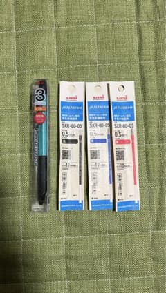 ジェットストリーム　エッジ3 ツートンターコイズ 3色ボールペン0.28mmのサムネイル