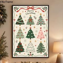 포스터 인테리어 Xmas 트리 3040 아트 포스터 월 아트