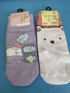 すみっコぐらし 靴下 2足セット 23-25cmのサムネイル