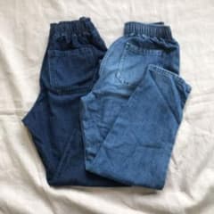 【2本セット、ホームクリーニング済】シェフパンツ　ジーユー　150㎝のサムネイル
