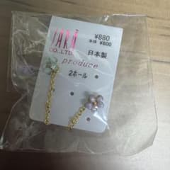 JARA フラワーモチーフ 2ホール ピアスのサムネイル