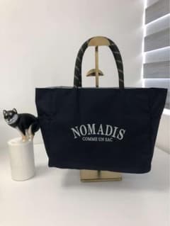 NOMADIS トートバッグ 新品 ネイビー ロープハンドル　レディースのサムネイル