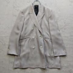 カオス Chaos シルクミックス ダブルジャケット F オーバーサイズ 