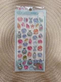 N*！様 3Dステッカー 海 貝