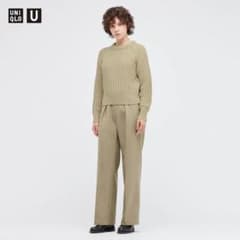 UNIQLO U ウールブレンドタックパンツのサムネイル