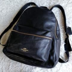 極美品 COACH チャーリー A4ゴールド金具 バックパックリュック