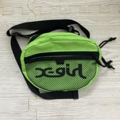 ウエストポーチ ボディバッグ 春 緑 X-girl おでかけ グリーン