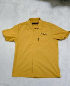 Schott Perfecto 半袖ワークシャツ マスタード Mサイズのサムネイル
