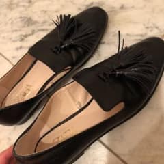 ZARA 靴　黒　フリンジ付きのサムネイル