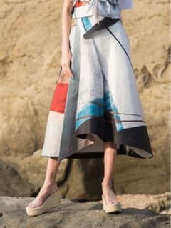 スカート AMERI MEDI DRAWING UNEVEN SKIRT Ameri アメリ MEDI DRAWING UNEVEN SKIRT - メルカリ