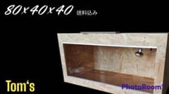 爬虫類ケージ 80×40×40②台 付木移動 キャップ② ストッパー 全コ 