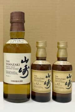 新品未開栓 サントリー 山崎12年 50ml & 山崎 180ml 3本セット - メルカリ
