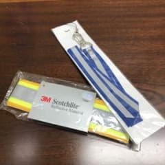 反射材　反射タスキ　反射ストラップのサムネイル