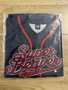 SUPER BEAVER 20周年 ベースボールシャツ ネイビー Mサイズ SUPER BEAVER ベースボールシャツ ネイビー Lサイズ - メルカリ