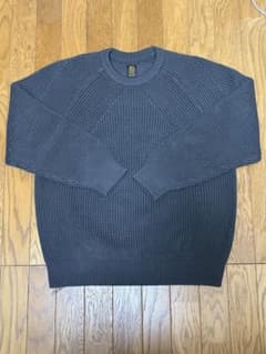 新品未使用BATONER SIGNATURE クルーネックニット ダークグレー3 