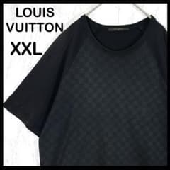 極美品/XXL】ルイヴィトン 全面ダミエ柄 ラグランスリーブ tシャツ 