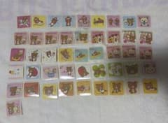 リラックマ シール　ロッテお菓子　46枚セットのサムネイル