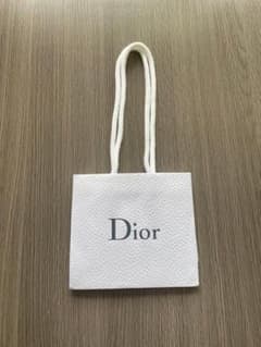 DIOR クリスチャン・ディオール ショップ袋　ホワイト 白