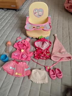 メルちゃん ベビーチェア お洋服 小物セットのサムネイル