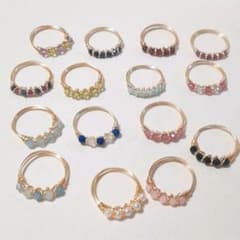 くまみみ様用　レットアゲート×インカローズのサムネイル