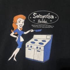 1997年 奥様は魔女 vintage サマンサ ハンナバーベラ 黒 Tシャツ 