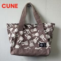 CUNE キューン 発泡プリント キャンバス トートバッグ - メルカリ