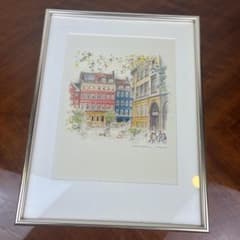 マッス・ステイユ 風景画 水彩画 プリント画 デンマーク マッス・ステイユ 風景画 水彩画 プリント画 デンマーク - メルカリ