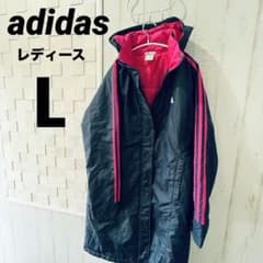 adidas ベンチコート レディース L 野球 サッカー フットサル 観戦のサムネイル