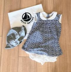 プチバトー　12m ロンパース　ショートパンツのサムネイル