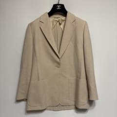 MAX MARA 高級タグ シルク カシミア テーラードジャケット 40 - メルカリ