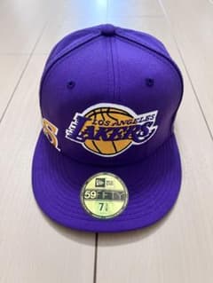 NEW ERA 59FIFTY ロサンゼルス・レイカーズキャップ 紫 ７3/8のサムネイル
