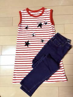【GapKids】ノースリーブトップス140➕ スーパースキニー 140～155のサムネイル