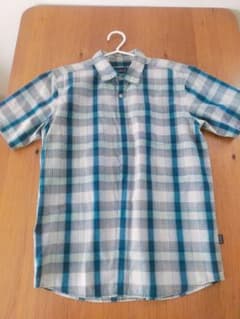 Patagonia 半袖シャツ チェック柄 メンズ M